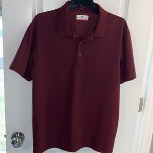 Grand Slam Polo - men’s medium red golf collared shirt polyester